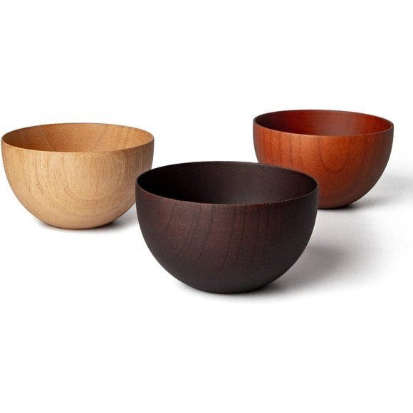 Set of 2 Handmade 4.5'' Diam x 2.5'' High Zen Style Rice & Miso Soup Bowls - Picture 6 of 6